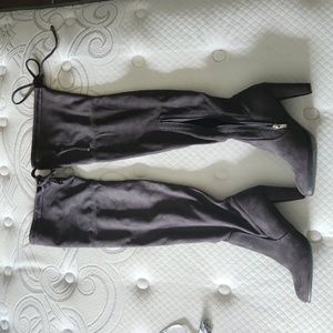 Thigh High Heeled Boots